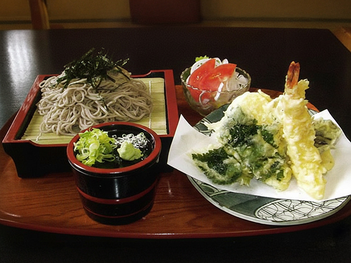 そば・天ぷらお品書き